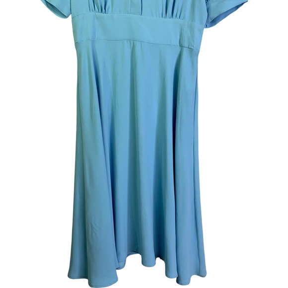 ALEXIA ADMOR‎ Light Blue Azure Emery A-Line Midi Dress - NWT - Picture 4 of 13